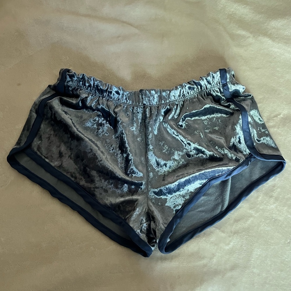 Boohoo Velvet Shorts